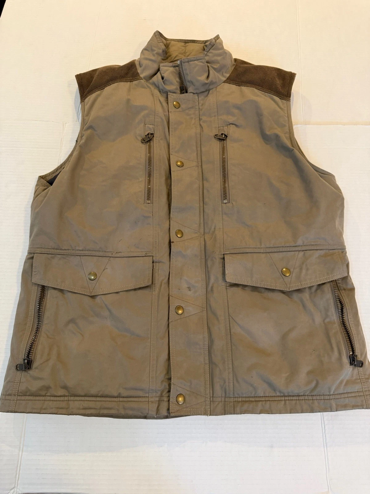 Men’s XL KUHL Projekt Arktik Vest Khaki 800 Fill Down
