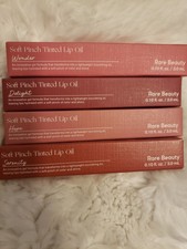 NIB Set of 4 Rare Beauty Selena Gomez Soft Pinch Tinted Lip Oil 4 shades full