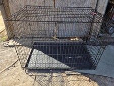 AmazonBasics Single Door Folding Metal Dog Cage