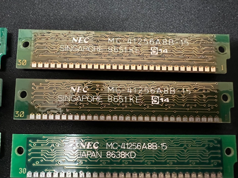 256K 30 Pin SIM RAM 100ns Lote de 6 RAM/Memoria Foto 4 de 4