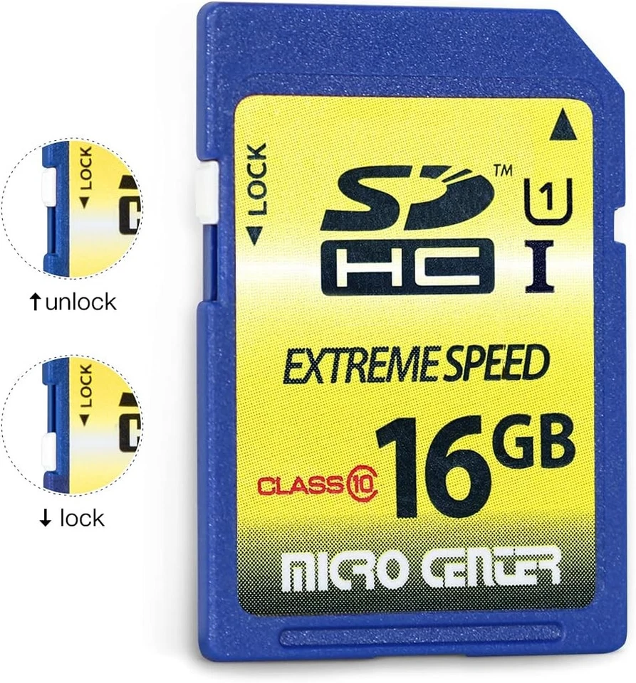 INLAND 16GB Class 10 SDHC/SDXC U1 Flash Memory x 5, Multicolor, Yellow - Image 2 of 4