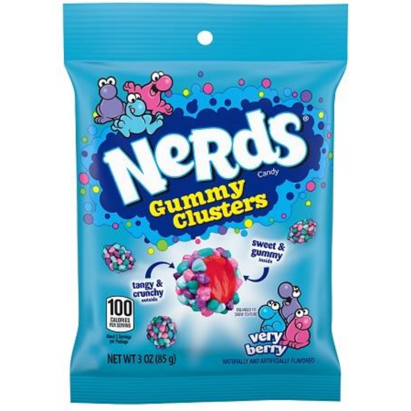 Nerds Gummy Clusters Very Berry Peg Bag 5090₽