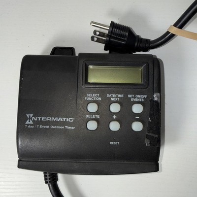 Intermatic HB880R Digital Timer, 120V, 15A - Black