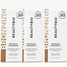 Beautybio Bronzing Blendrops SPF 40 Priming Drops 1 fl. oz 3 Pack