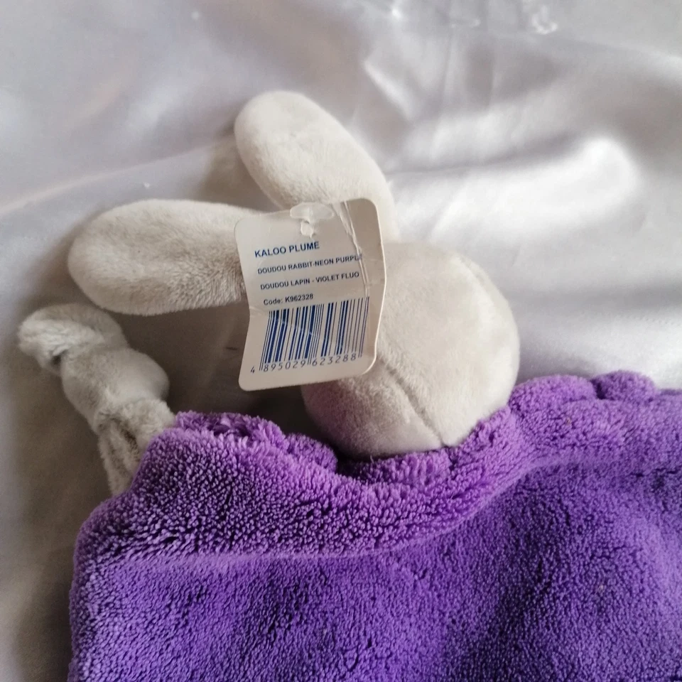 Doudou lapin plume violet , Kaloo - Image 4 of 4