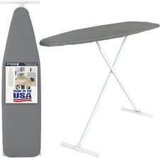 Full Size Ironing Board with Cover & Pad โ Made in USA by Seymour Home Products