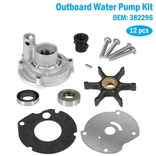 382296 Outboard Water Pump Impeller Rebuild Kit for Johnson Evinrude 9.5hp 10hp
