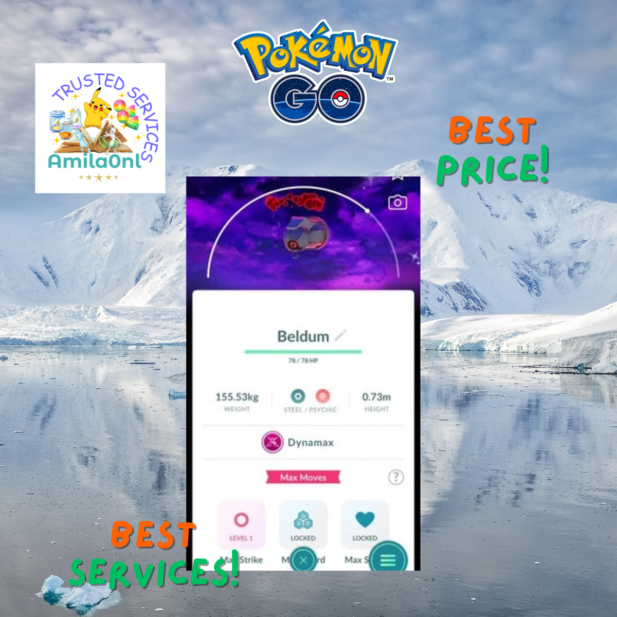 Pokemon Go Mini PTC Pokemon Shiny Beldum Mini - Carta Da Gioco O Oggetto Collezionabile, Consegna Veloce Pokemon Beldum Shiny