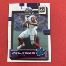 Wandale Robinson 2022 Donruss Optic Rookie Card #220 New York Giants