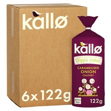 Kallo Veggie Cakes Caramelised Onion 6 x 122g