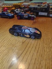 Hot Wheels 1988 GT Racer - 5 Black - 5 Spoke Wheels- Malaysia K16