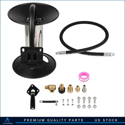 #ad 100 FT Pressure Washer Hose Reel Heavy Duty Steel Hose Reel for Power Washer $89.29