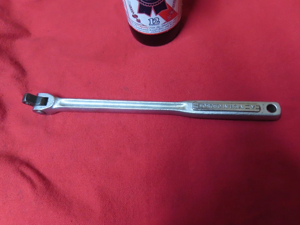 Barra de interruptor Craftsman 3/8 puertas de colección = V = 10" OAL, EE. UU. ~ BONITO🤠 CM11,5,25 Foto 4 de 4