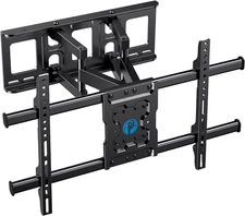 Full Motion TV Wall Mount for Most 37-75 Inch TVs up to 132lbs TV Bracket Swivel