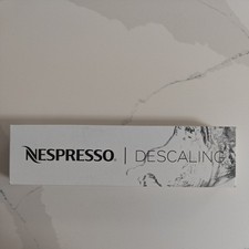 2 PACK GENUINE BOXED Nespresso Descaling Kit Coffee machine Cleaning Descaler