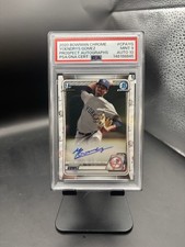 2020 Bowman Chrome Yoendrys Gomez Auto PSA 9 Auto 10