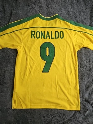 maillot de foot vintage Ronaldo Brésil 98 - Photo 1/4