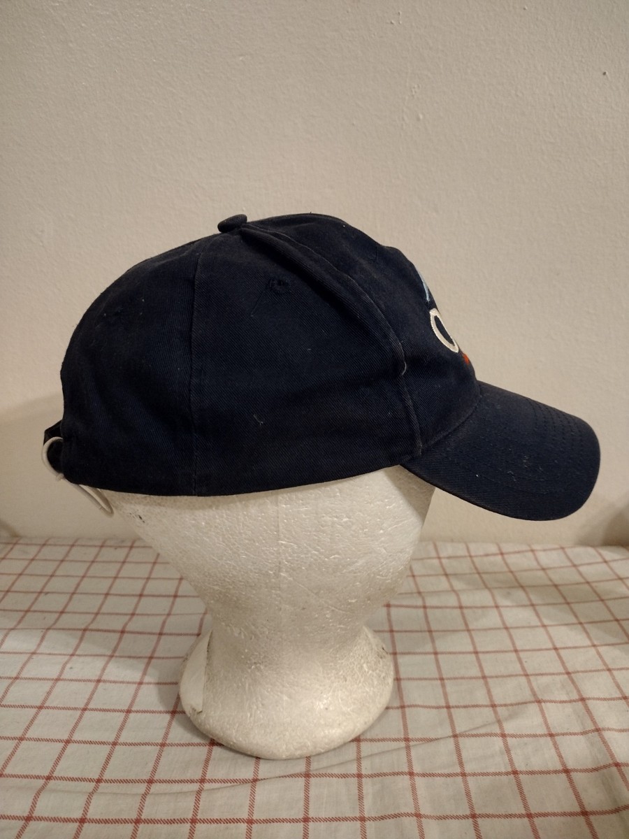 Oikos Smoothie King Employee Cap Hat Blue Mens Adjustable Embroidered View 3