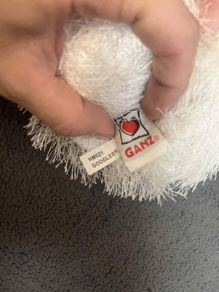 Ganz Webkinz GOOGLES Platypus Duck Goose Plush HM021 White 11" Stuffed NO CODE - Image 3 of 4