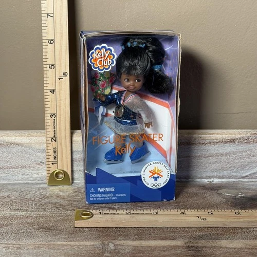 Vintage Kelly Club Figure Skater Doll Salt Lake 2002 Olympic Barbie Mattel