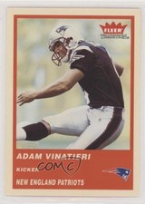 2004 Fleer Tradition Adam Vinatieri #78 9b4