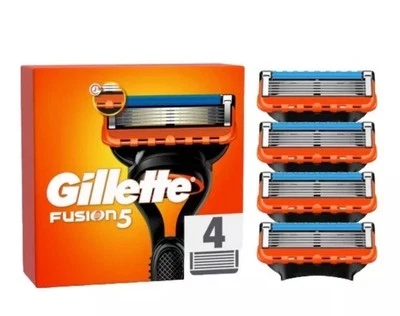 Gillette Fusion5 Razor Blade Refills 4 Pack | Genuine Replacement Cartridges
