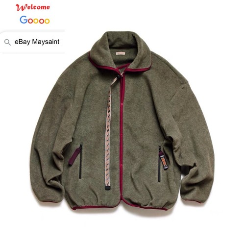 MAYSAINT 21AW JAPAN CASUAL JACKET POLAR FLEECE LOOSE GREEN CAPITAL TOP JACKET