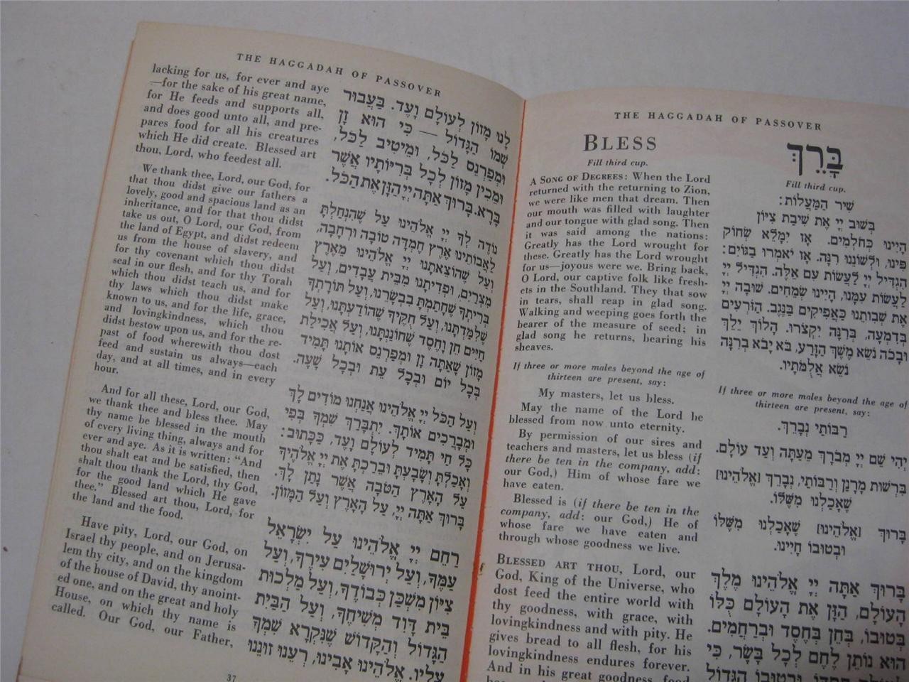 Passover Haggadah by Abraham Regelson & illustrated by Siegmund Forst 1955