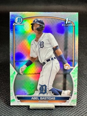 2023 Bowman Chrome 1st  ABEL BASTIDAS  Lunar Glow Refractor  #BCP-113