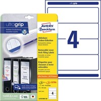 Avery Zweckform Ordneretiketten L4761REV-20 Weiß, 30 Blatt
