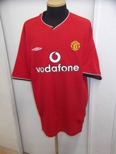 Umbro Manchester United 2000 Model Jersey Unused US XXL Red Soccer Kit