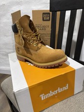 Timberland Waterproof Wheat Nubuck Lace Up Ankle Boots Rubber Sole Men's 8.5