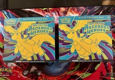 Lot of 2 Pokemon Ascended Heroes ETBs Elite Trainer Box ME New/Sealed - In Hand