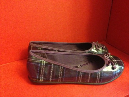 UnionBay girls purple shoes size 5 crystal plaid g - Picture 4 of 4