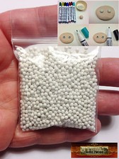 M00875 MOREZMORE Eyes Porcelain Balls 2mm White Balls Eyeballs Doll Puppet