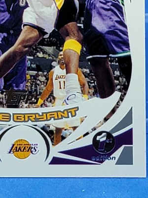 2004 Topps Basketball Kobe Bryant #8 1ST Edition First Champion
