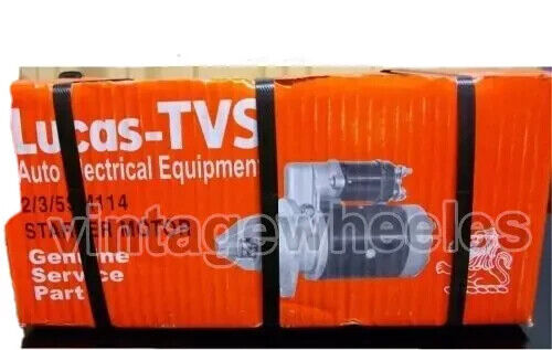 Starter Motor Lucas TVS Fit For Ford 3000,3600,4000,4600,5000 David BrownTractor - Picture 2 of 2