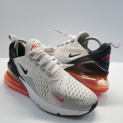 Nike Air Max 270 GS Sneakers White Wolf Grey DH1006-100 Youth Size 4Y Womens 5.5 - Foto 1 di 14