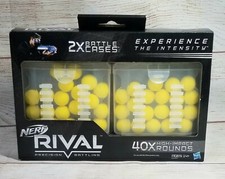 NERF Rival 2X Battle Cases 40x High Impact Round Precision Battling 83483 New