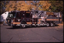 Spring Valley NY 2007 American La France LTI 100' Tower Fire Apparatus Slide