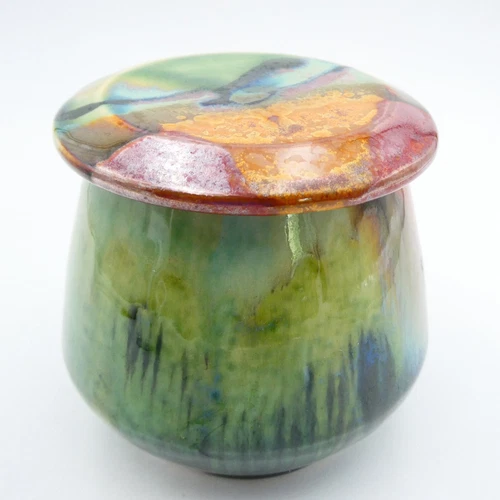 Orcas Island Studio Art Pottery Santa Fe Butter Bell Handmade Signed
