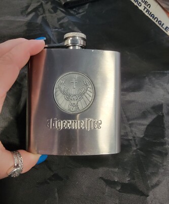 Jagermeister Stainless Steel Flask 6oz