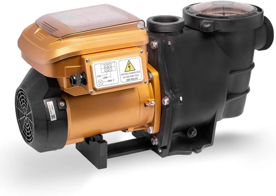 XtremepowerUS Swimming Pool Pump Variable Speed 1.5HP Digital LCD In-Ground - Image 2 of 4