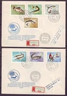 q3386/ Hungary (2 stk) Fish Fishing Registered FDC Cover 1967