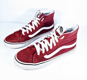 maroon suede vans