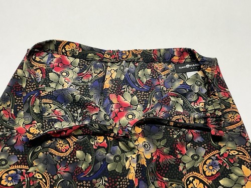 VTG Paisley Floral Midi Skirt Size 12 P 90s Y2K Boho Hippie Cottagecore Retro - Picture 7 of 16