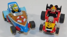 HO Slot Cars, Mickey Mouse and Donald Duck, Tested, Set of 2 Working, Sweet