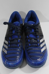 blue and white volleyball shoes