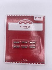 3 Amp Fuses for Christmas Light Strings 1 pack of 6 Replacement 3/8" 125V Hobby