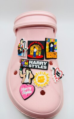 Harry Styles Charms passt Crocs 8er Set Schuh Clog Charms echter UK-Verkäufer  